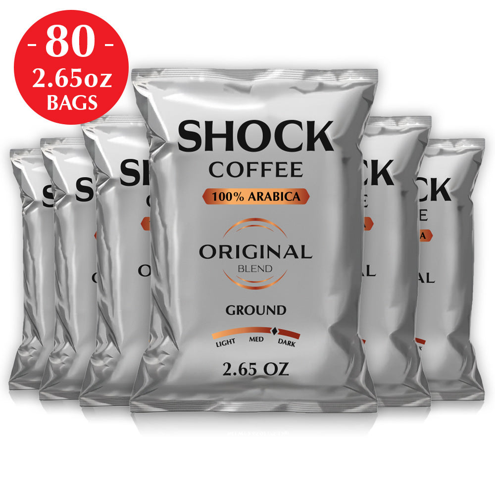 2.65oz Ground Packs – Shock Coffee